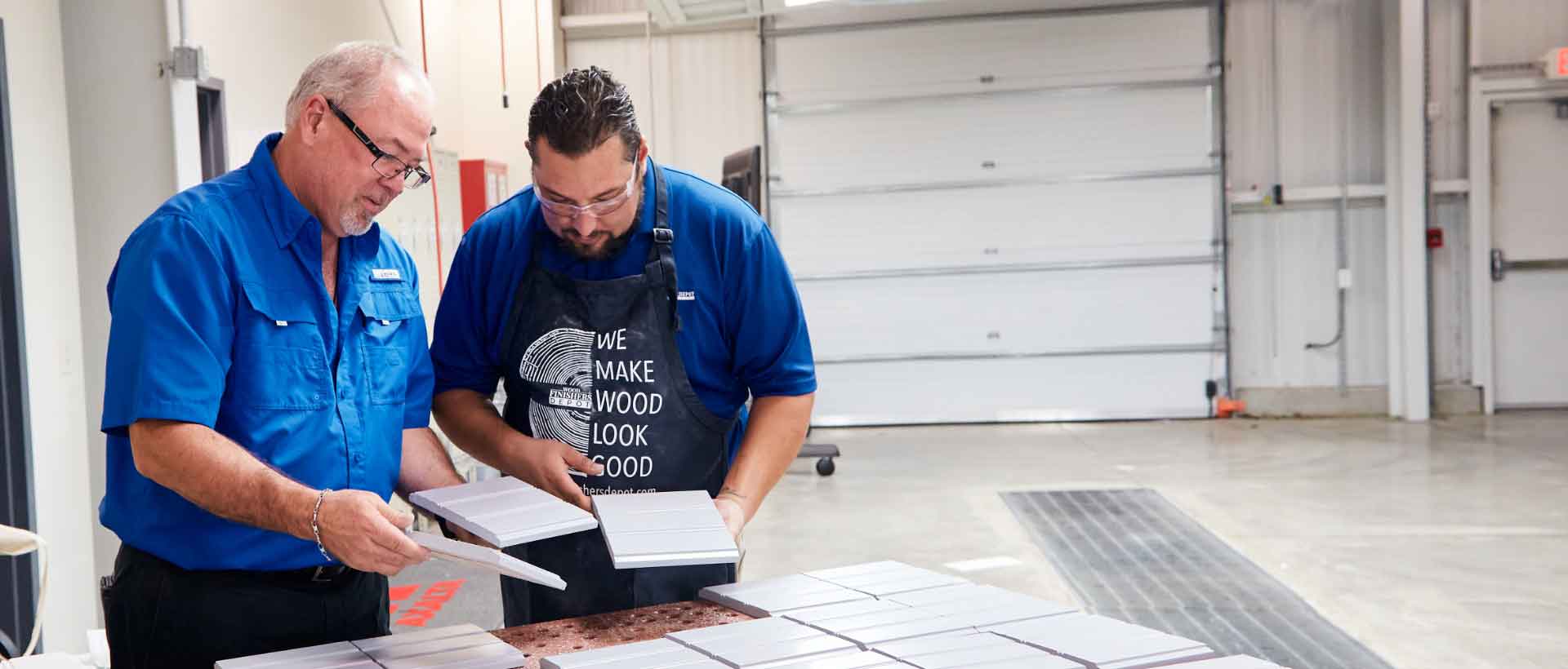 Custom training from professional wood finishers