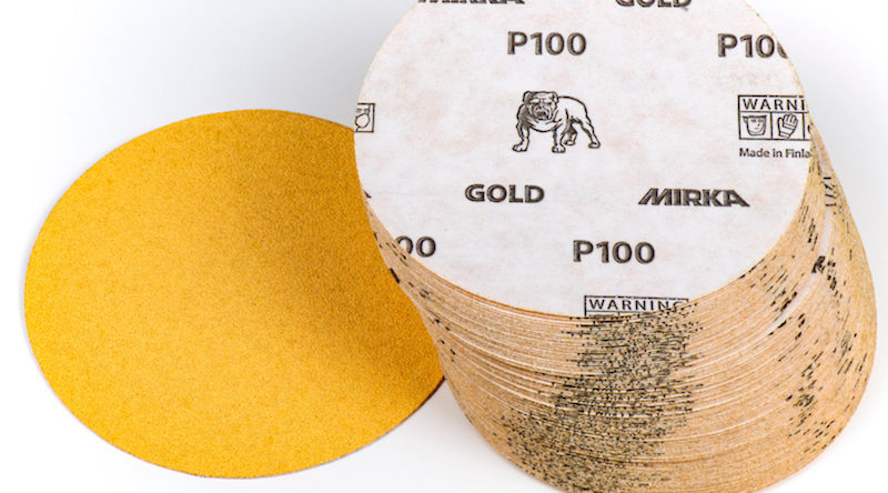 Use a PSA Sanding Disk to Support Your Finished Product