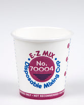 Paper Mixing Cups -1/4 Pint - 50 Cups - Finishers Depot