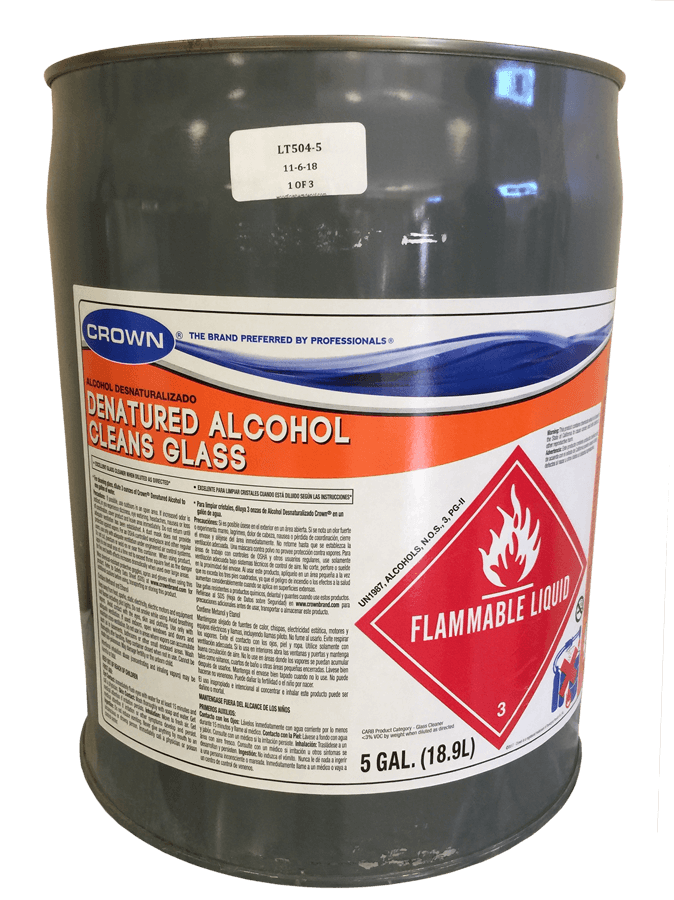 Denatured Alcohol - 5/Gallon - Finishers Depot